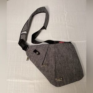 Chic Gray Crossbody Bag